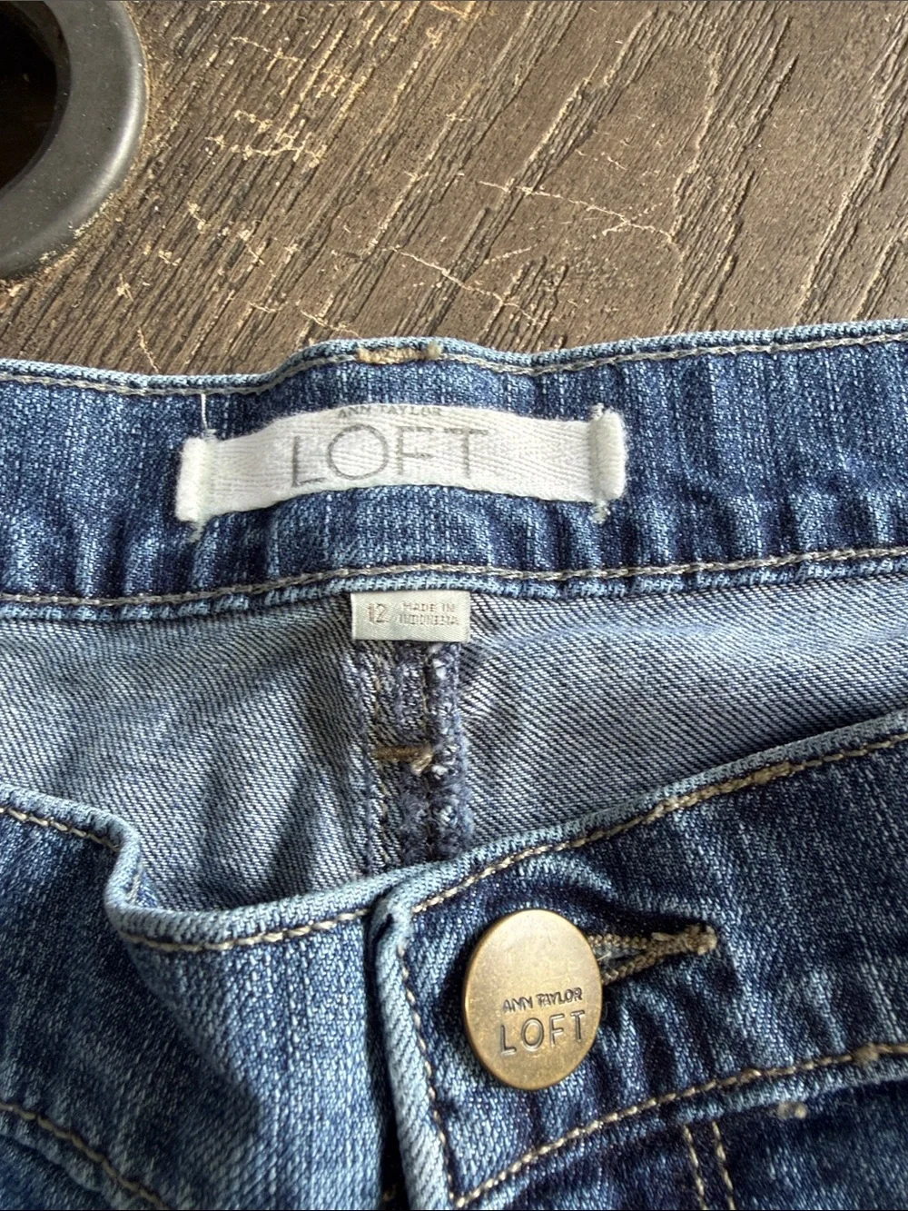 Classic Blue Denim Cutoff Shorts